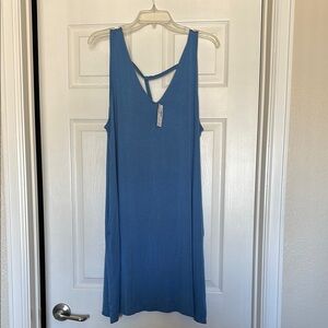 Blue Tank Top Dress